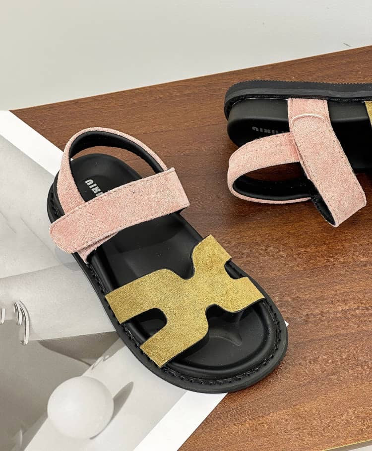 H Sandals with strap