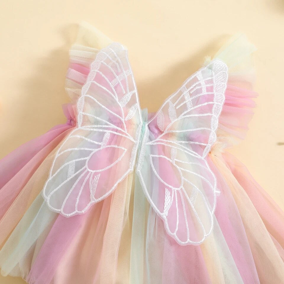 Butterfly Romper Tulle Dress