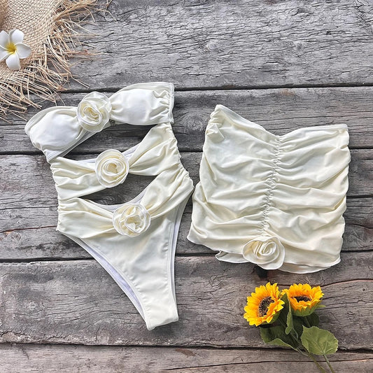 Miami Swimsuit + Skirt Set