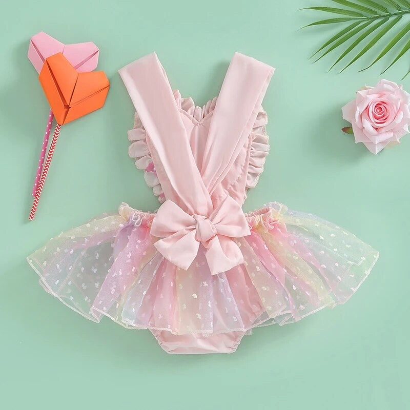 Lilah Tulle Romper Dress