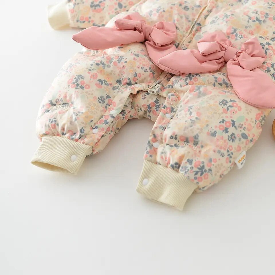 Ivy floral snowsuit