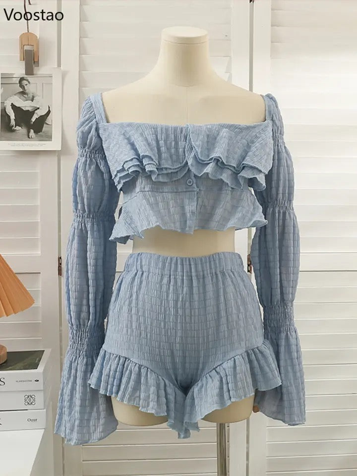 Ruffle Coord Set