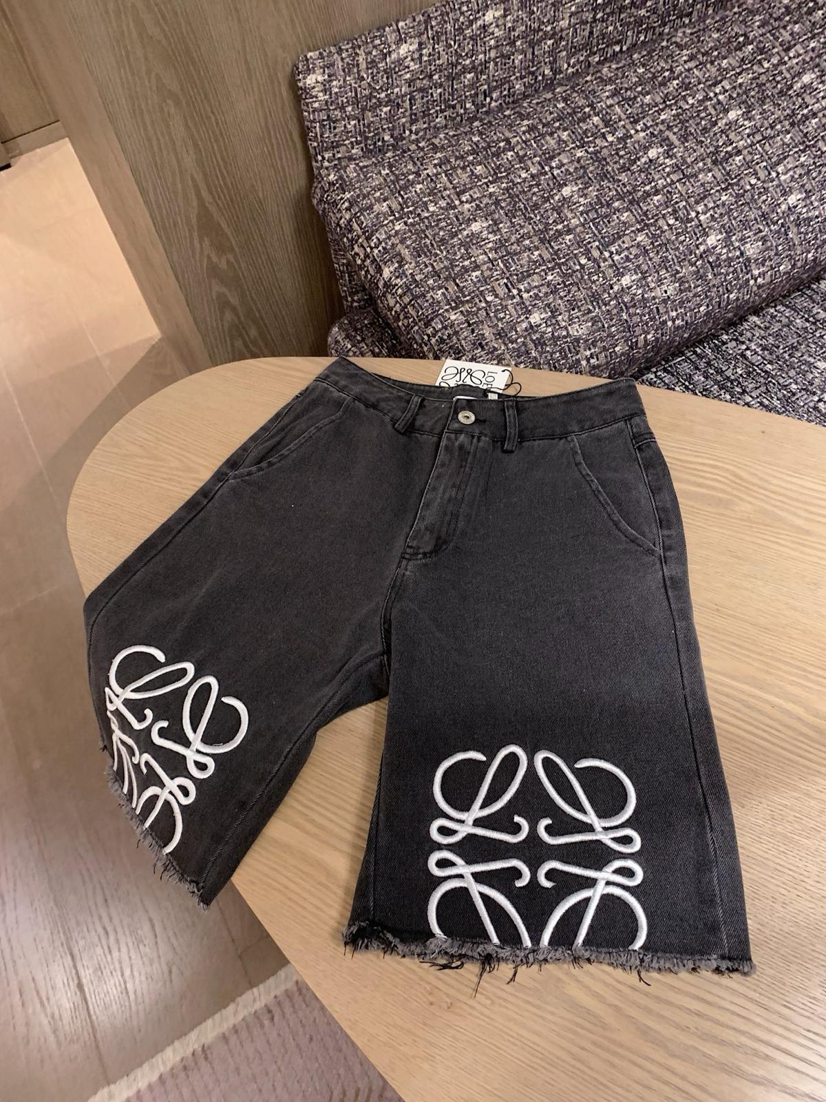 Loewe knee length denim shorts