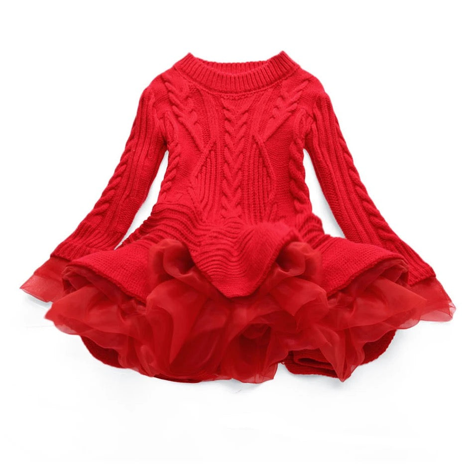 Tulle Jumper Dress & Beret