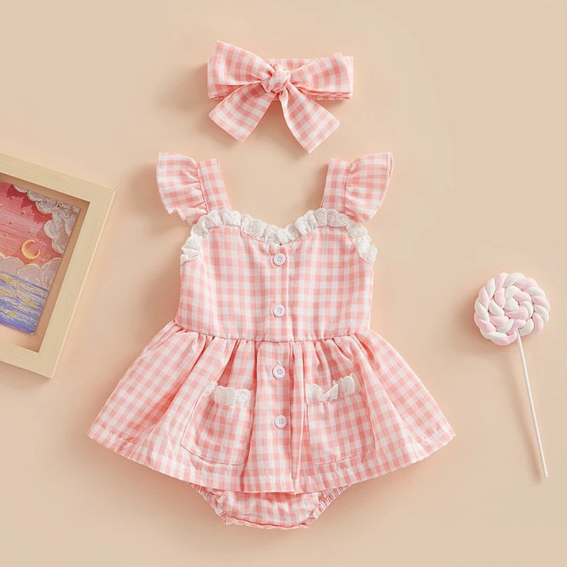 Valentina Romper + Headband Set