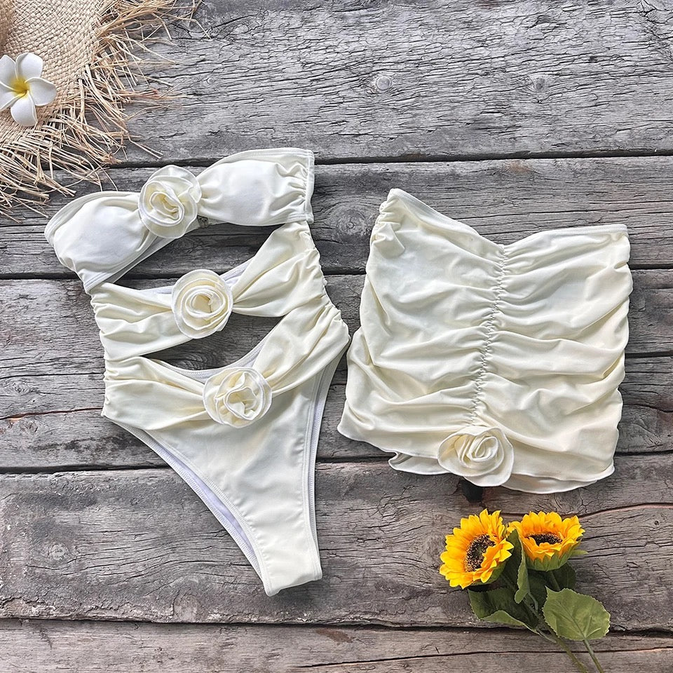Miami Swimsuit + Skirt Set