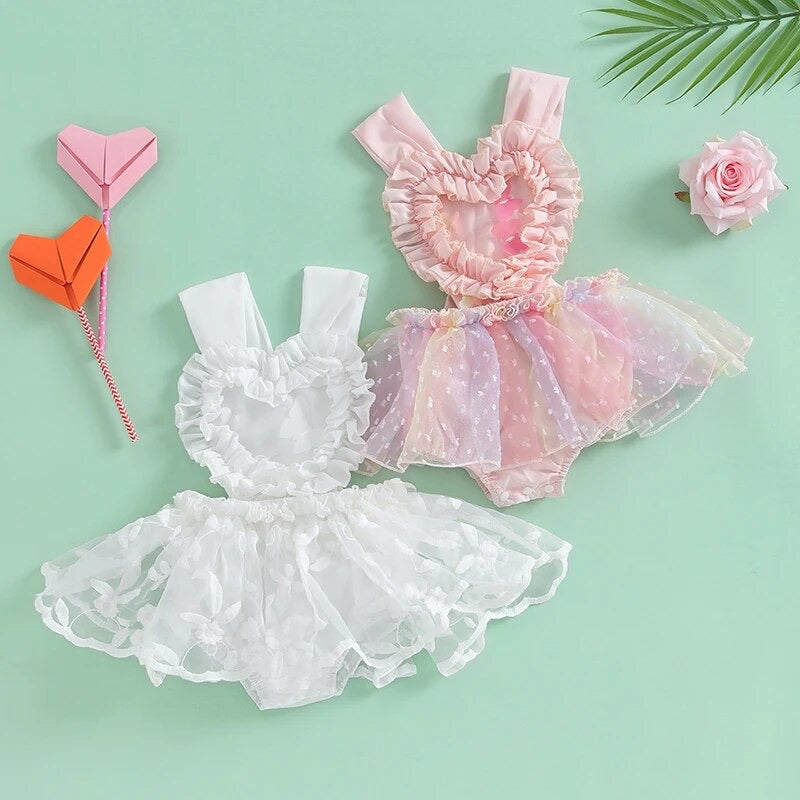 Lilah Tulle Romper Dress