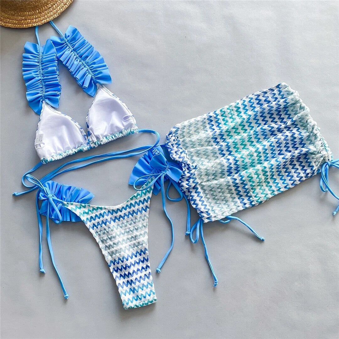 Coco Bikini + Skirt Set