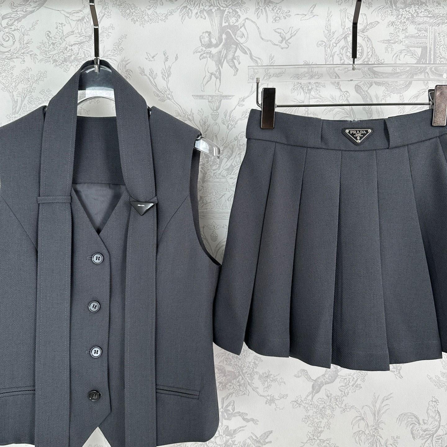 Prada Skirt Set