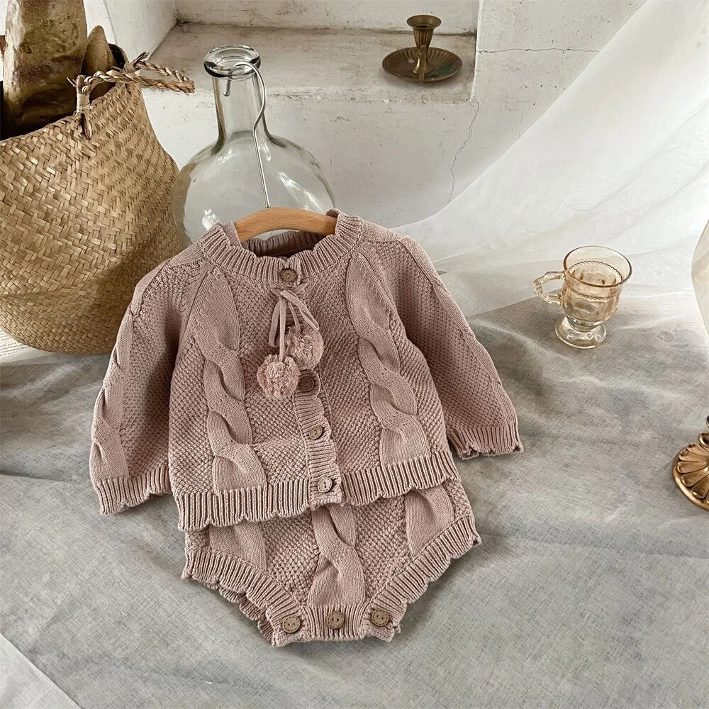 Pom Pom Knit Set