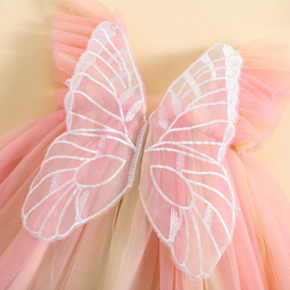 Butterfly Romper Tulle Dress