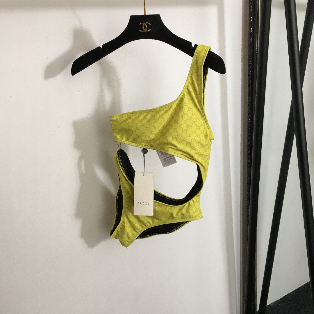 GG cut out swimsuit