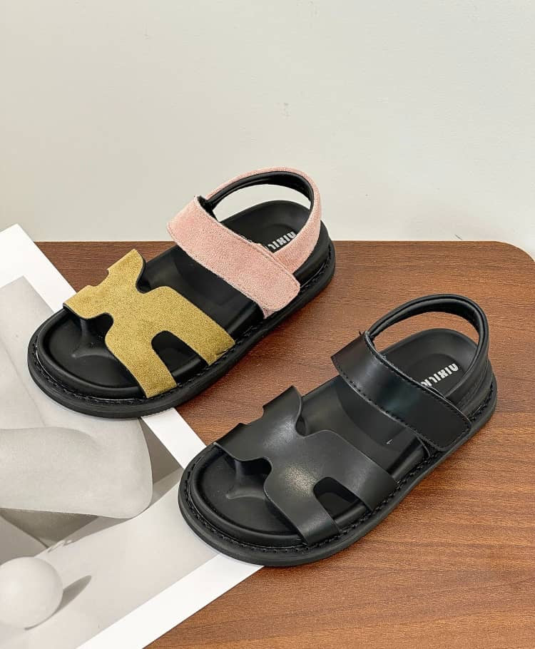 H Sandals with strap