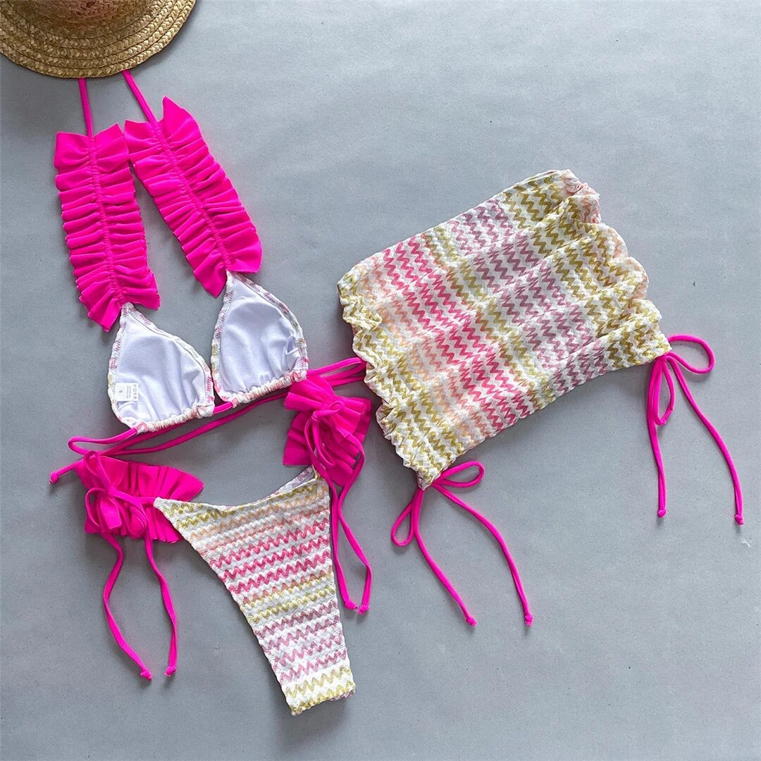 Coco Bikini + Skirt Set