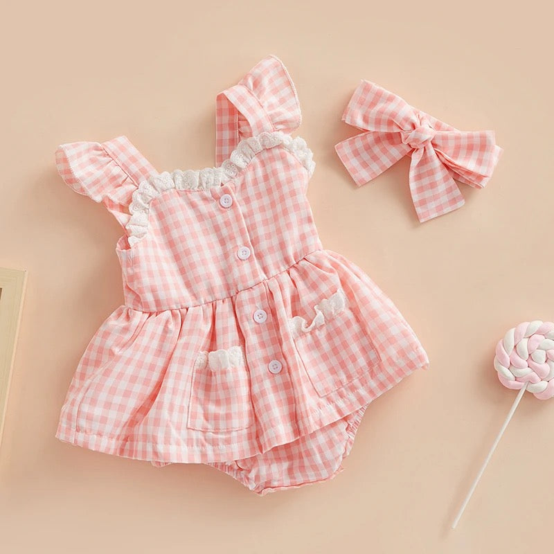 Valentina Romper + Headband Set