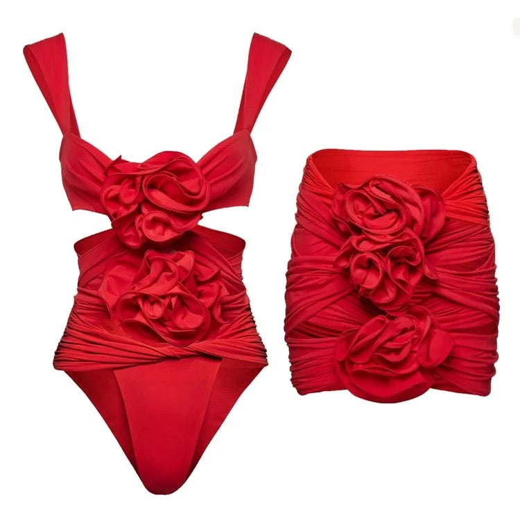 Saint Tropez Swimsuit + Skirt