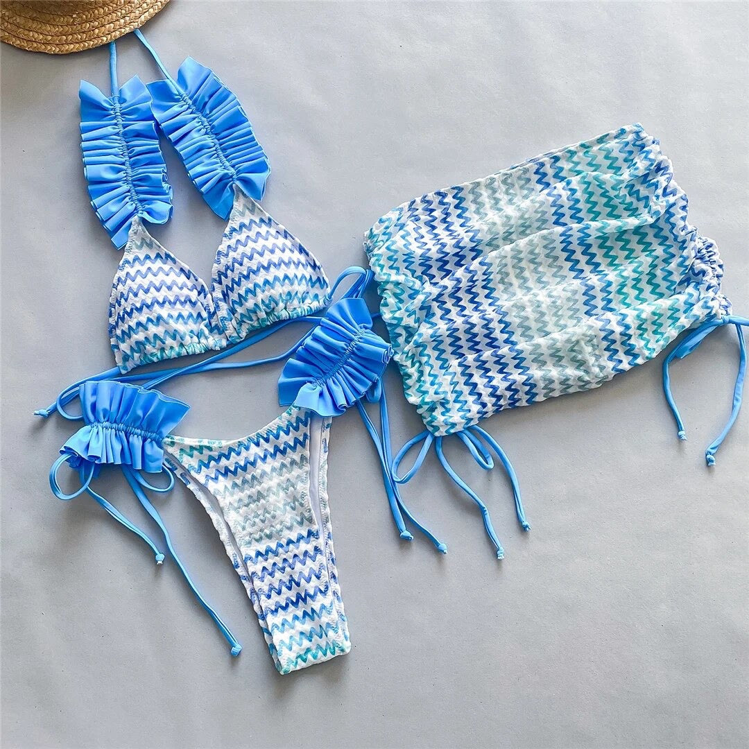 Coco Bikini + Skirt Set