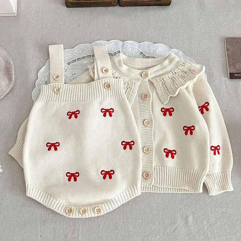 Bow Romper Set