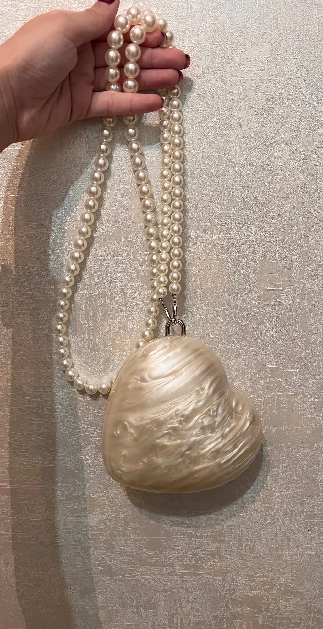 Pearl Heart Bag