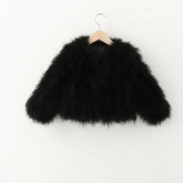 Ostrich Feather Jacket Mama