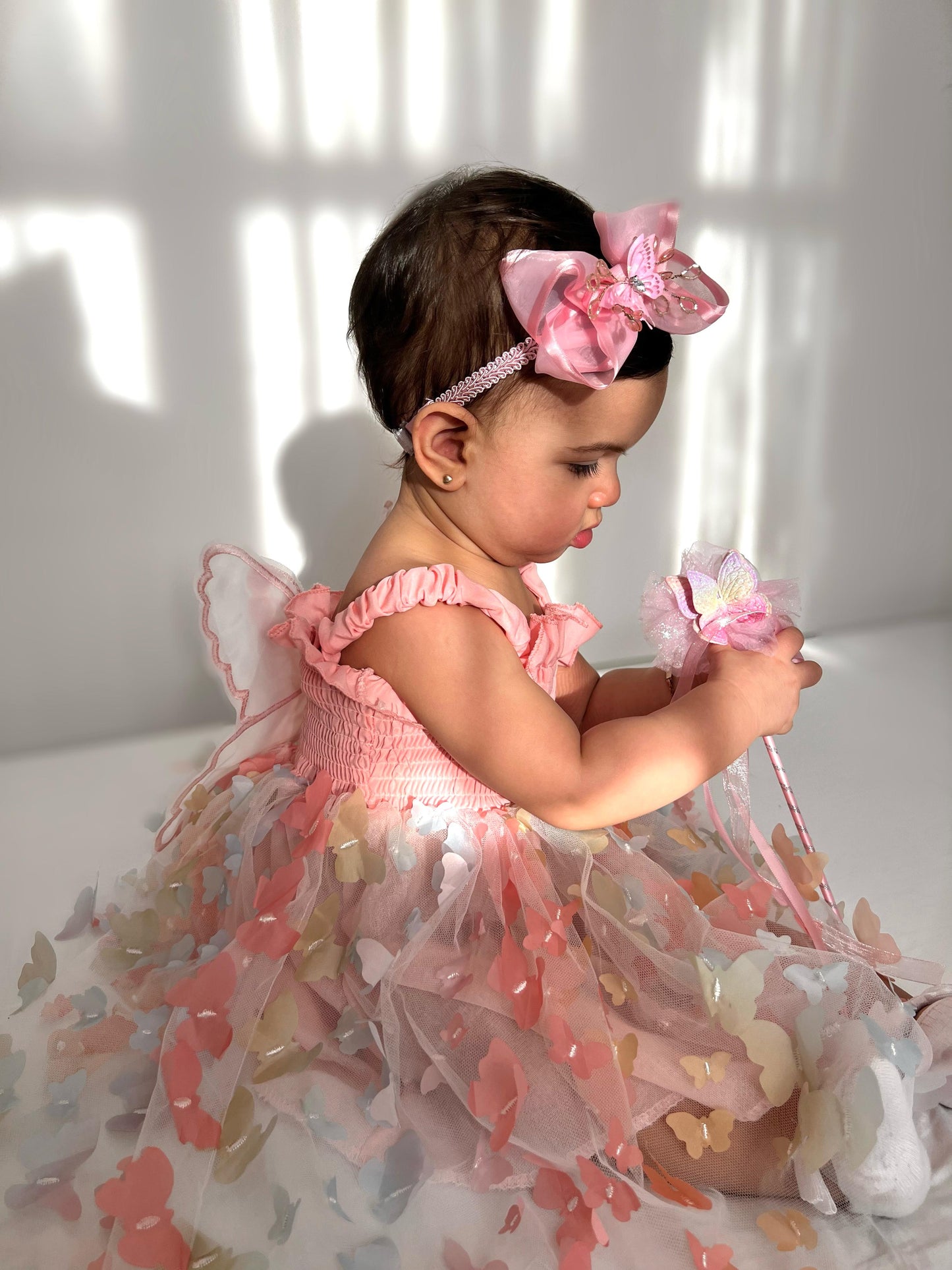 Butterfly Fairy Dress + Wand