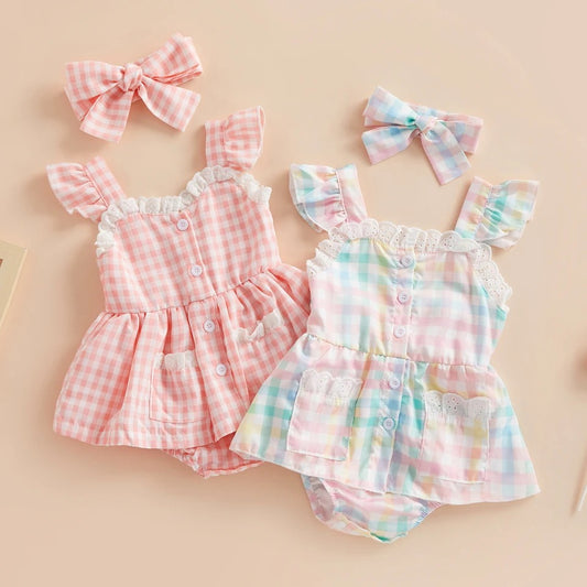 Valentina Romper + Headband Set