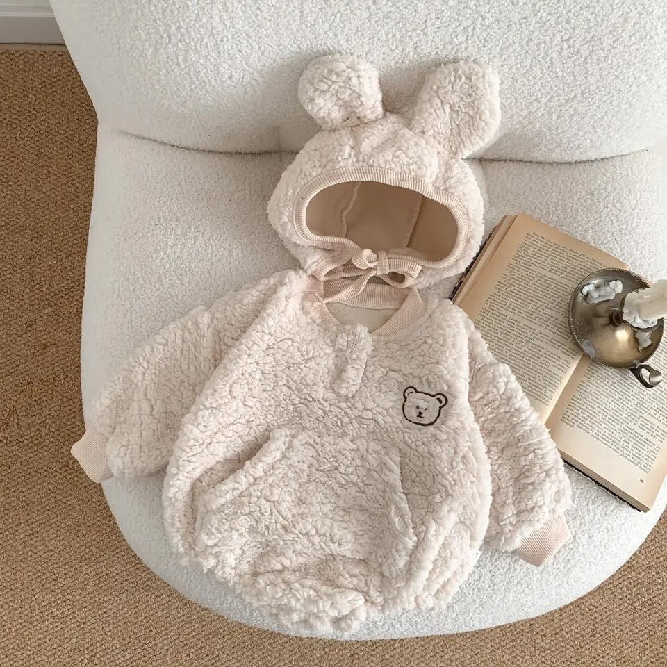 Teddy Bear Romper & Hat