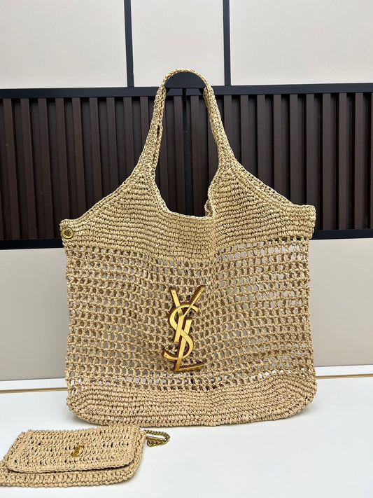 YSL beach bag + pouch