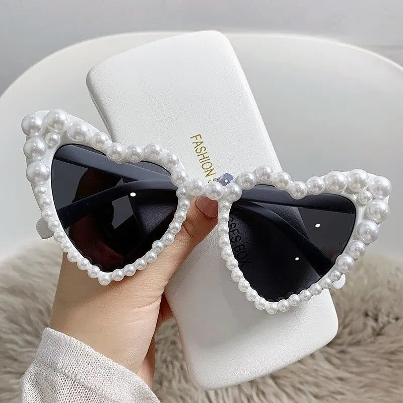 Pearl Heart Sunglasses