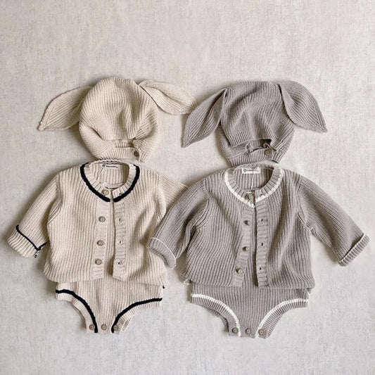 Bunny 3 piece romper set