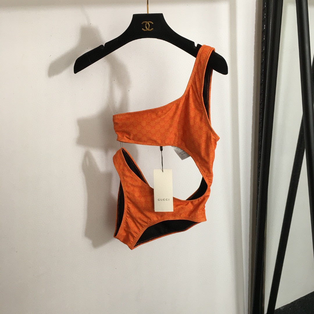 GG cut out swimsuit