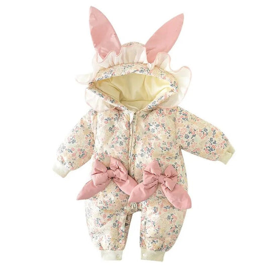 Ivy floral snowsuit