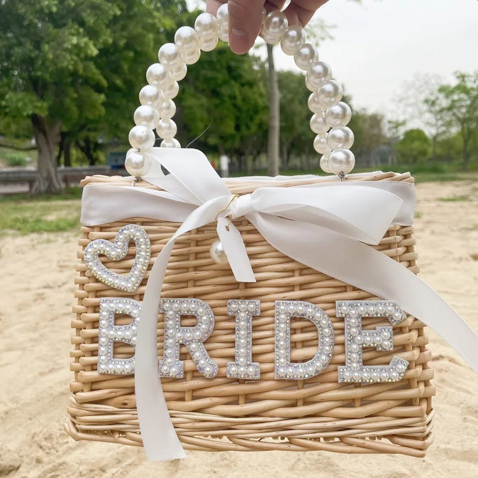 Bride + Wifey Basket Bag