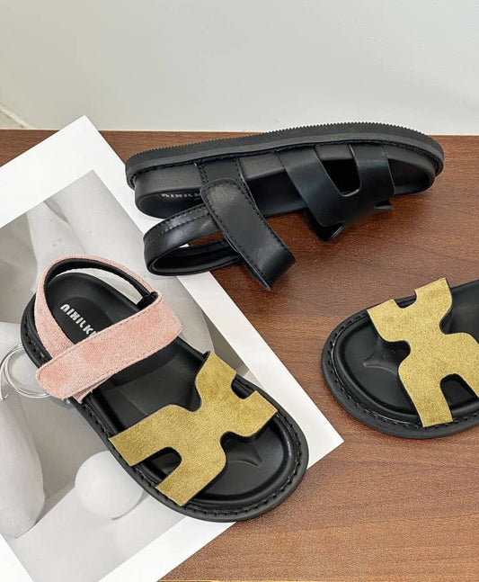 H Sandals with strap