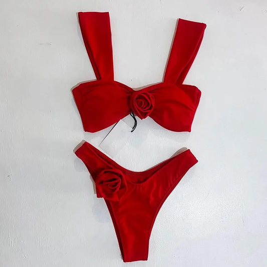 Red Rose Bikini