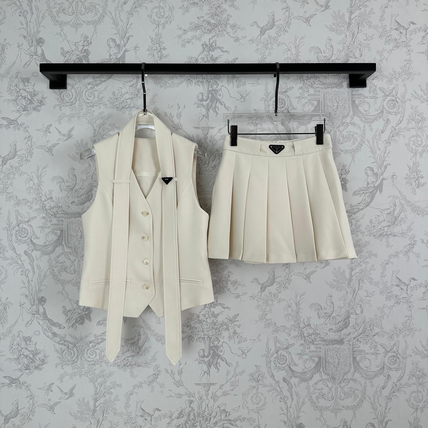 Prada Skirt Set