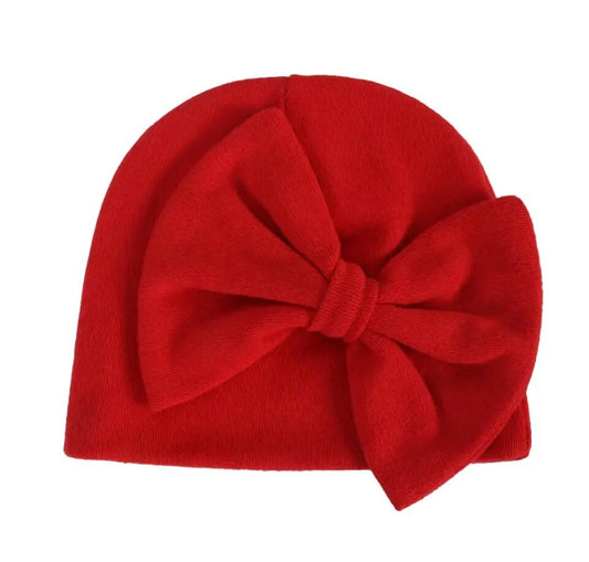 Oversized Bow Beanie