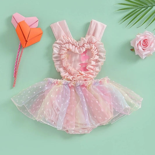 Lilah Tulle Romper Dress