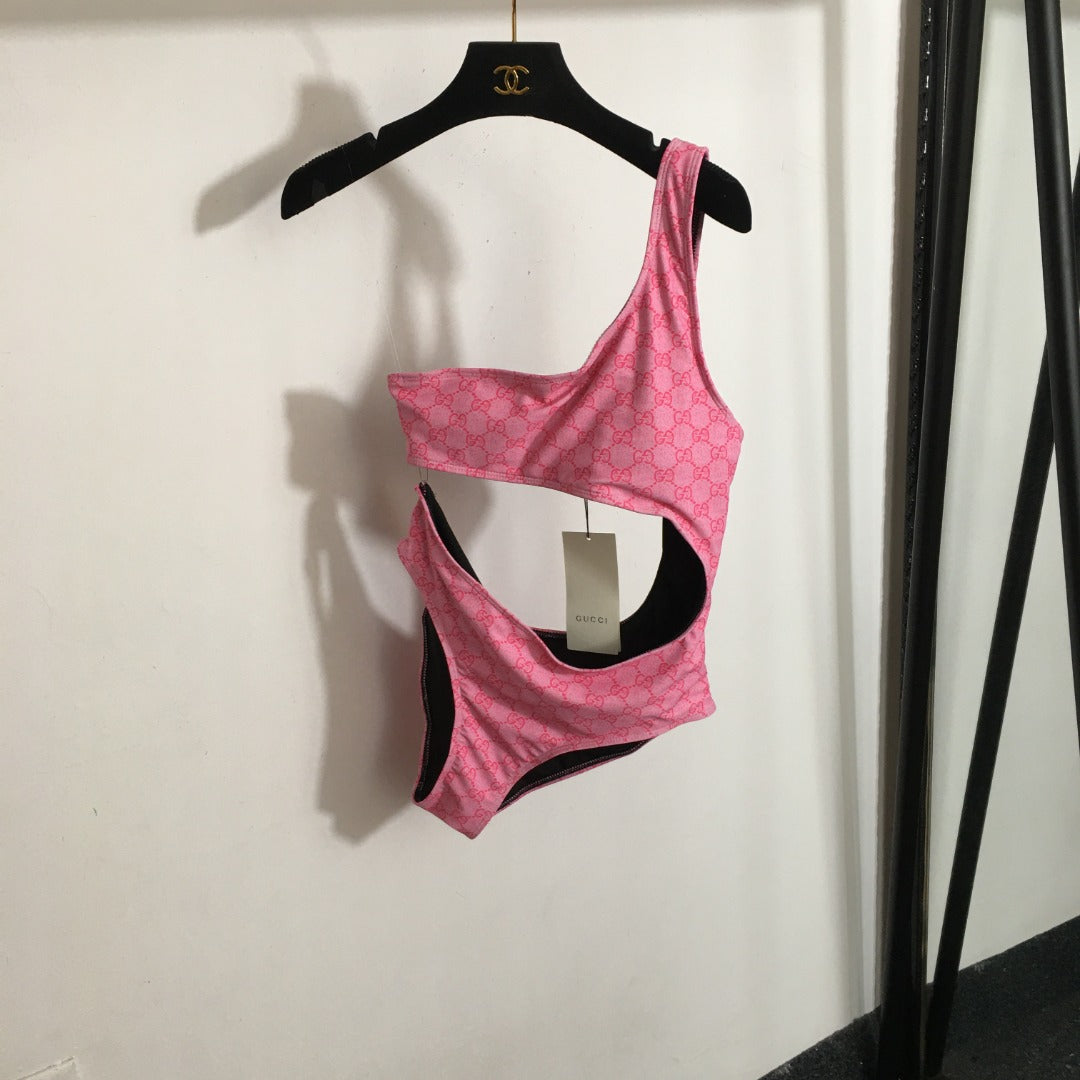 GG cut out swimsuit