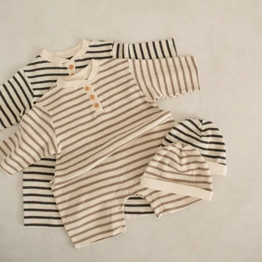 Brady Romper + Hat Set