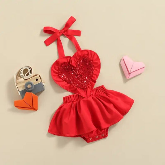 Valentine Baby Romper