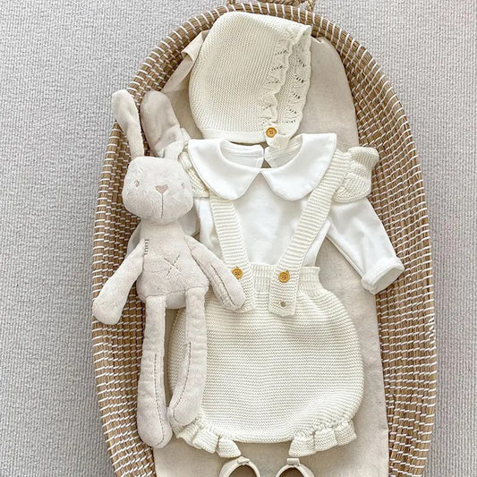 Sienna Knit Romper + Hat
