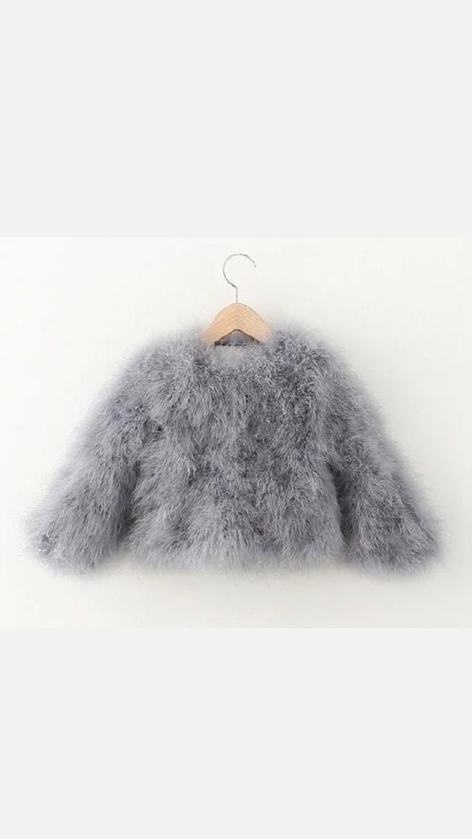 Ostrich Feather Jacket Mama